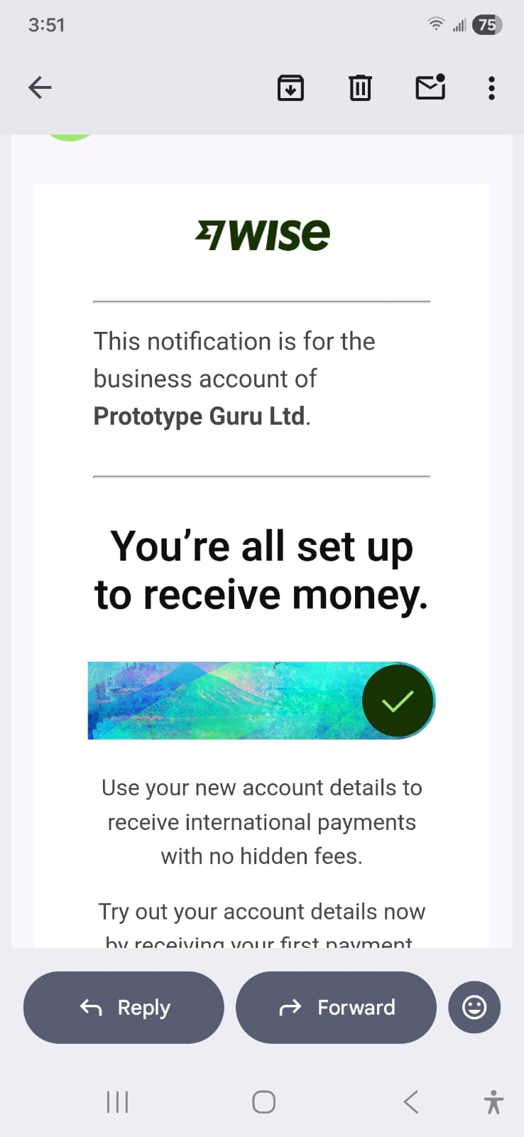Wise approval: Prototype Guru Ltd