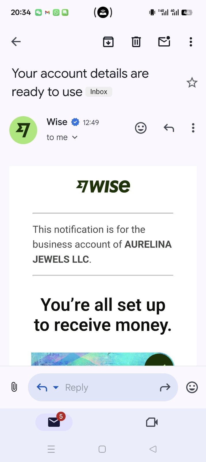 Wise approval: Aurelina Jewels LLC