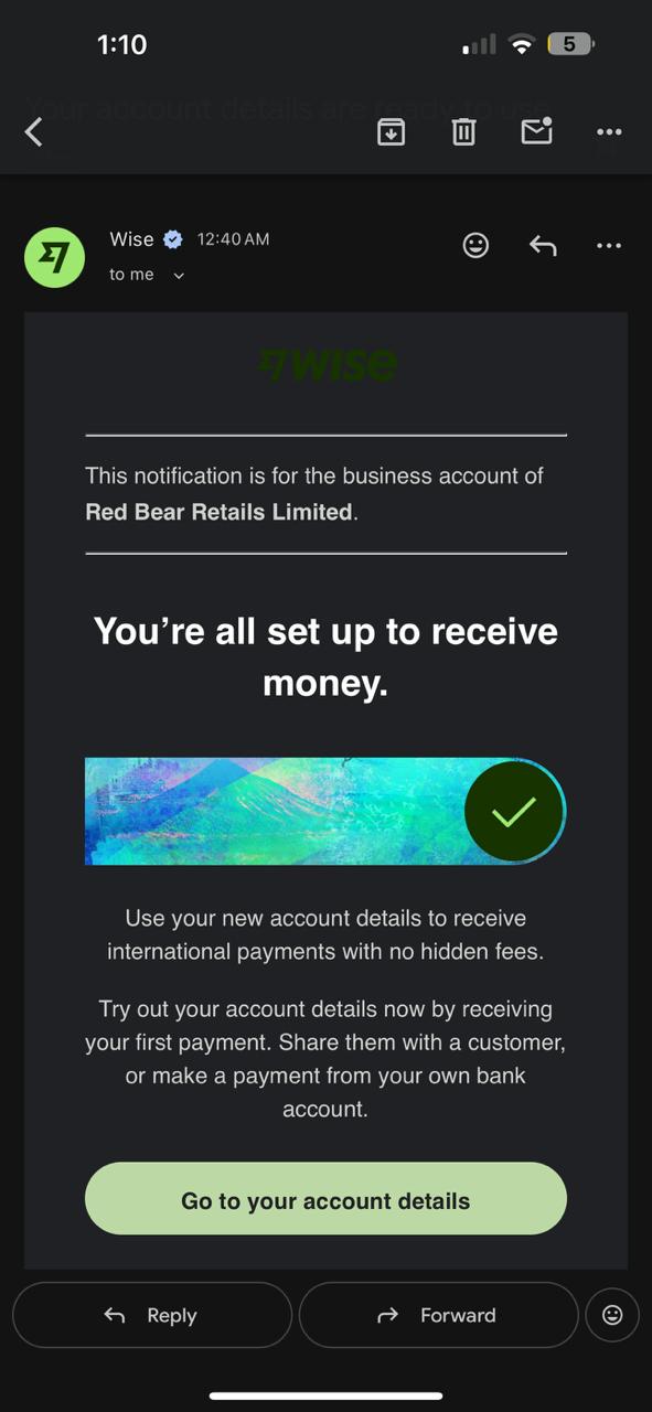Wise approval: Red Bear Retails Limited